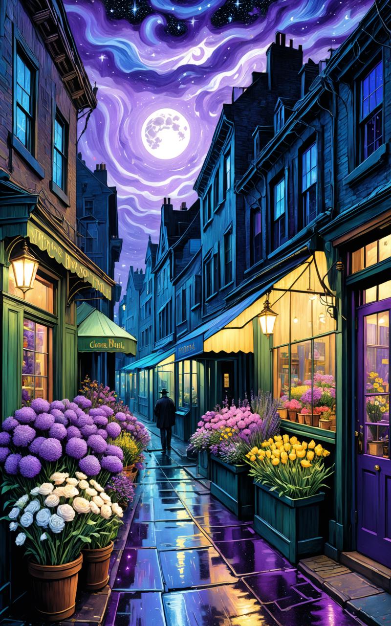 05982-2613345877-8k Scary haunted sinister creepy abandoned flower shop Street purple flowers soft watercolors painting illustration Colored penc.png